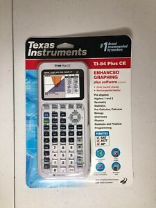 Texas Instruments TI-84 Plus CE Graphing Calculator White | Brand New