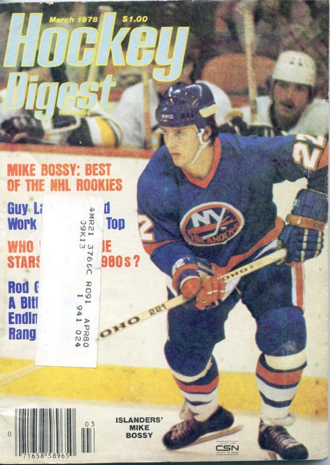 REVISTA HOCKEY DIGEST - Mar. 1978 Vol. 6, No. 5 - Bossy, Sanderson, etc. Foto 1 de 1