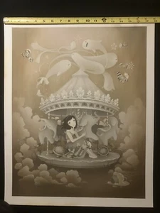 Amy Sol Art Print Kokiri Carousel S/# 75 Giclee Poster Shows w Audrey Kawasaki - Picture 1 of 3