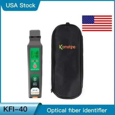 Komshine KFI-40V Live Optical Fiber Identifier 800-1700nm With 10mW VFL Ship USA - Image 1 of 4