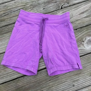 Justice Girls Size 7 Purple Drawstring Athletic Shorts - Picture 1 of 8