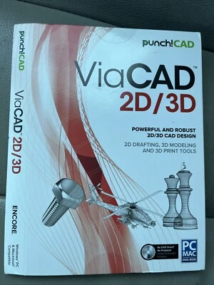 Brand New Encore PUNCH! ViaCAD 2D/3D v10 Traditional Disc *USA SELLER* Sealed - Image 1 of 2