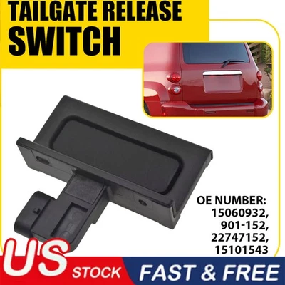 Выключатель выпуска задней двери для Chevrolet HHR 2006 2007-2011 GMC Envoy XUV 2004 2005 - Изображение 1 из 4