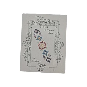 Celeste's Garden Un Ulteriore Studio Hardanger Tabella Punto Croce 1999 Inchiostro Michelle - Foto 1 di 3