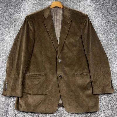 Chaqueta Blazer Pana Saddlebred Para Hombre 44R Marrón Preppy Abrigo Deportivo Academia Foto 1 de 4