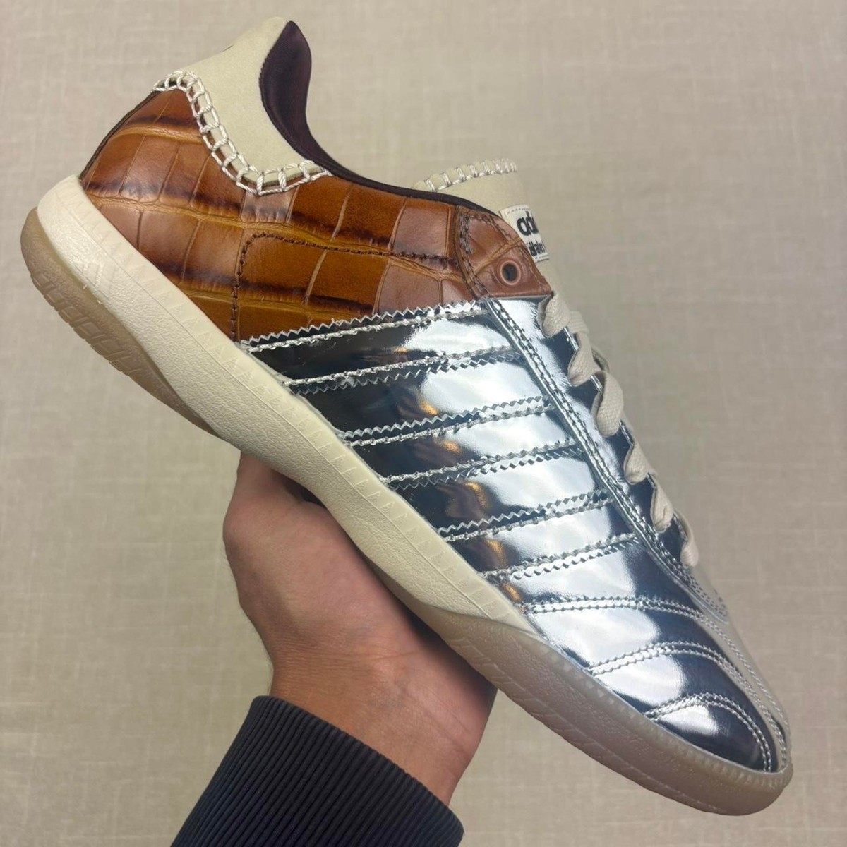 adidas Wales Bonner x Samba Silver Metallic for Sale adidas Wales Bonner x Samba Silver Metallic for Sale