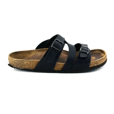 Sandalias Birkenstock Salina negras Birko-Flor regulares con correa deslizante para hombre 9-9,5 42 Foto 1 de 4