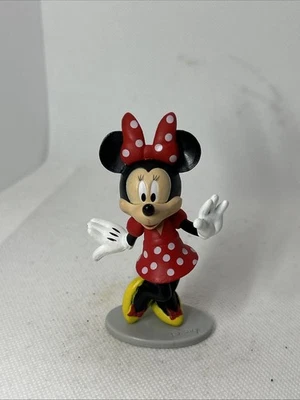 Disney Minnie Mouse  PVC Figure Just Play Cake Topper 2.5" Polka Dot Dress - Image 1 of 4