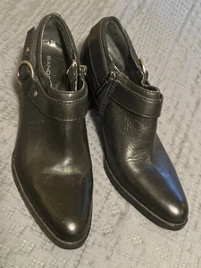 Womens Shoes Ankle Boots BANDOLINO Bobrietta 6M Black Good Outside, See Pic - Picture 1 of 8