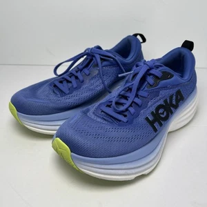 Hoka Bondi 8 Sneakers Women’s 7 B Periwinkle Blue White - Picture 1 of 12