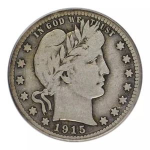 1915-S Barber Quarter PCGS VG-10 - Picture 1 of 4