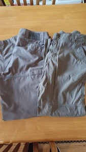 2 Pantaloni uomo Sierra Designs leggeri grigio e verde 32x30 cargo - Foto 1 di 3