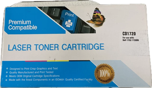 Dell 1720 1720DN Replacement Laser Toner cartridge CD1720 - Image 1 of 1