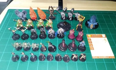 D&D Dungeons & Dragons Pre-Painted Miniatures Blood War Set Lot x39 2006 WotC - Image 1 of 4