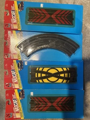 NOS NASCAR Life Like HO Scale Slot Car  Track Track Hazard 9” Curve Crossover - Image 1 of 4