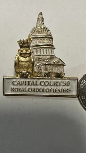 Capital Court 50 Royal Order of Jesters Lapel Pin Washington DC ROJ - Picture 1 of 2