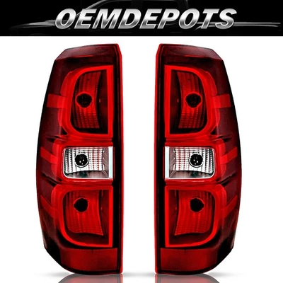 Par de luces traseras con bombillas para Chevy Chevrolet Avalanche 2007-2013 luces traseras Foto 1 de 4