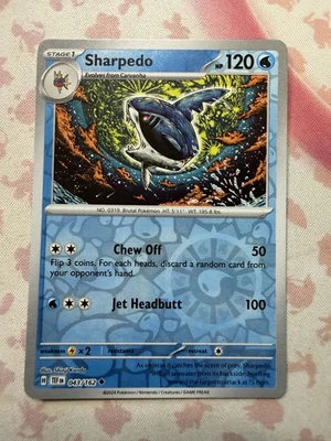 Sharpedo Uncommon SV05: Temporal Forces 043/162 NM Reverse Holo - Image 1 of 2