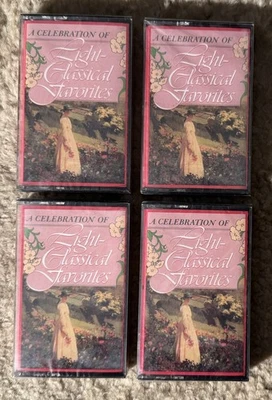 4 Readers Digest A Celebration Light Classical Favorites Cassette Tape Set - NEW - Image 1 of 3