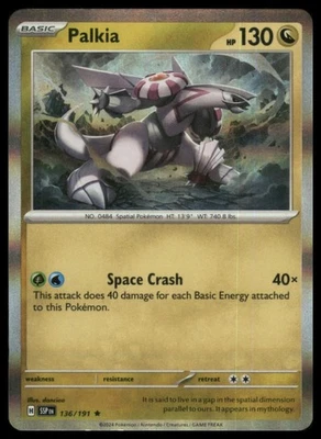 SV08: Surging Sparks #136/191 Palkia - Image 1 of 2