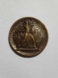 1933 HK-471 ITALIENISCHES AUSSTELLUNGSSTÜCK JAHRHUNDERT DES FORTSCHRITTS SOGENANNTER DOLLAR BANKFRISCH - Bild 1 von 6