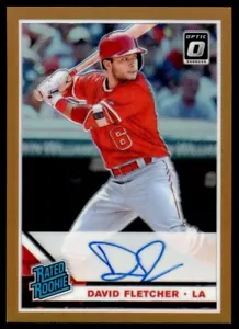 2019 DONRUSS OPTIC RATED ROOKIE ORANGE David Fletcher 36/99 #36 - Picture 1 of 2
