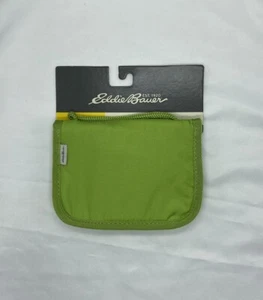 NEW Eddie Bauer Green Connect Travel Wallet Crossbody Full Zip Travex READ - Picture 1 of 3