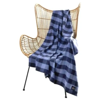 Pendleton Home Collection Luxe Rob Roy Blue Plaid Throw Blanket 50 X 70  - Image 1 of 4