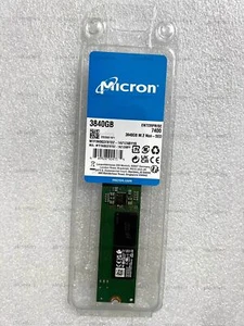 New Micron 7400 PRO 3.84TB M.2 22110 SSD NVMe Gen4 x4 MTFDKBG3T8TDZ-1AZ1ZABYY - Afbeelding 1 van 8