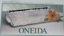 Oneida Silverplate Chippendale Cocktail Tray 18" Nib New