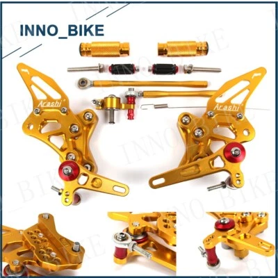 Clavijas reposapiés ajustables para Ducati 1098 / 1098S / 1098R 2007 2008 2009 Foto 1 de 4