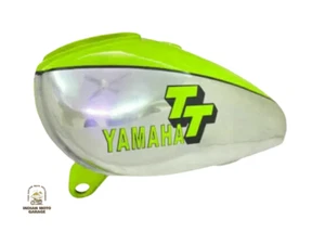 FIT FOR YAMAHA XT TT 500 GREEN PAINTED FUEL PETROL TANK STEEL 1N5,1977) - Picture 1 of 5