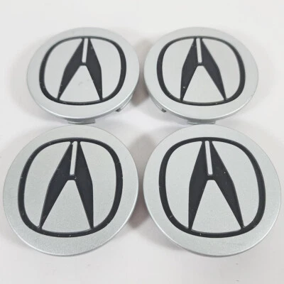 2 3/4" Acura CL INTEGRA RSX TL TSX Button Center Caps # 44732-S6M-A00 USED SET/4 - Image 1 of 4