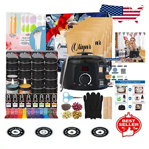 Art Deco Candle Making Supplies - Ideal for Adults & Beginners, 94-Piece Set - Picture 1 of 9