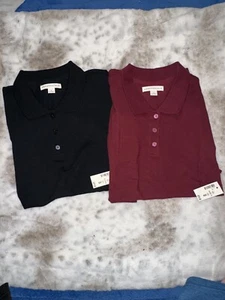 Aeropostale NWT Kids Black And Red Polo 2 XL bundle - Picture 1 of 9