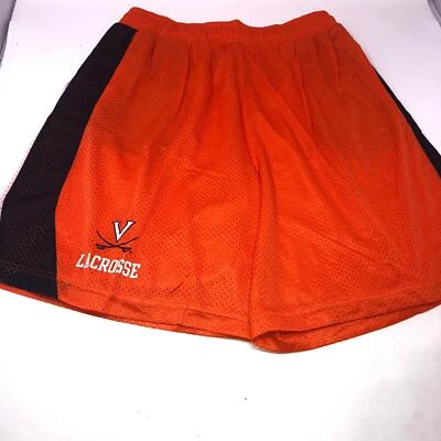 Шорты спортивные мужские Virginia Cavaliers оранжевые с сеткой средние  - Изображение 1 из 4