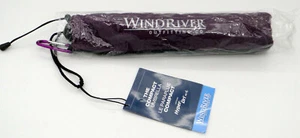 Wind River Outfitters pflaumenfarbener Regenschirm mit Beutel, 12 Zoll geschlossen, Karabiner - Bild 1 von 3