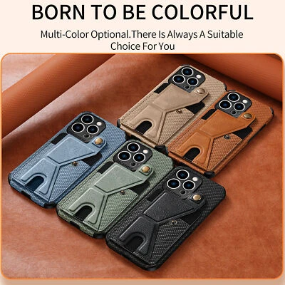 Fiber Card Slot Phone Case For Huawei Nova 14 13 Honor 400 300 200 100 90 50 60 - Image 1 of 4