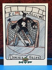 1999-00 Upper Deck MVP Draw Your Own Trading Card W18 Dominik Hasek