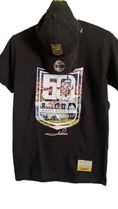 MARIO ANDRETTI INDIANAPOLIS 500 CELEBRATING 1969 CHAMPION T SHIRT + AUTO. HAT - Picture 1 of 9