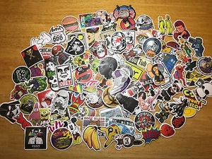 100 adesivi skateboard bomba vinile laptop decalcomanie bagaglio adesivo droga lotto migliore - Foto 1 di 10