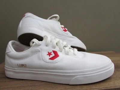 Converse Cons Louie Lopez Pro Canvas Shoes White/Red sz 5-girls boys 3.5-NEW - Image 1 of 4