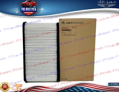 ⭐ GENUINO ⭐ Filtro de aire del motor de 1,6 L ⭐ OEM ⭐ para 2023-2025 Kia Niro 28113AT100 Foto 1 de 3