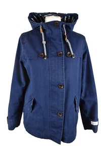 JOULES Blue Windbreaker Jacket size Uk 10 Womens Full Zip Outdoors Outerwear - Picture 1 of 10