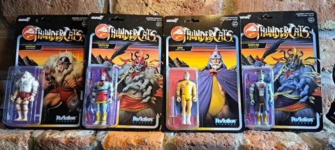 Super7 Thundercats Reaction Action Figure lot 3.75" Mummra Monkian Jaga mutant 4 Cover