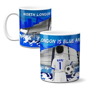 Personalised Tottenham Mug Football Fan Cup Childrens Boys Birthday Gift CFM57