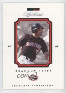 2007 TRISTAR Autothentics Green /250 Brandon Tripp #13