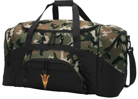 GREAT CHRISTMAS GIFT Arizona State Duffel Bag ASU Sun Devils CAMO Gym Bag Duffel Cover