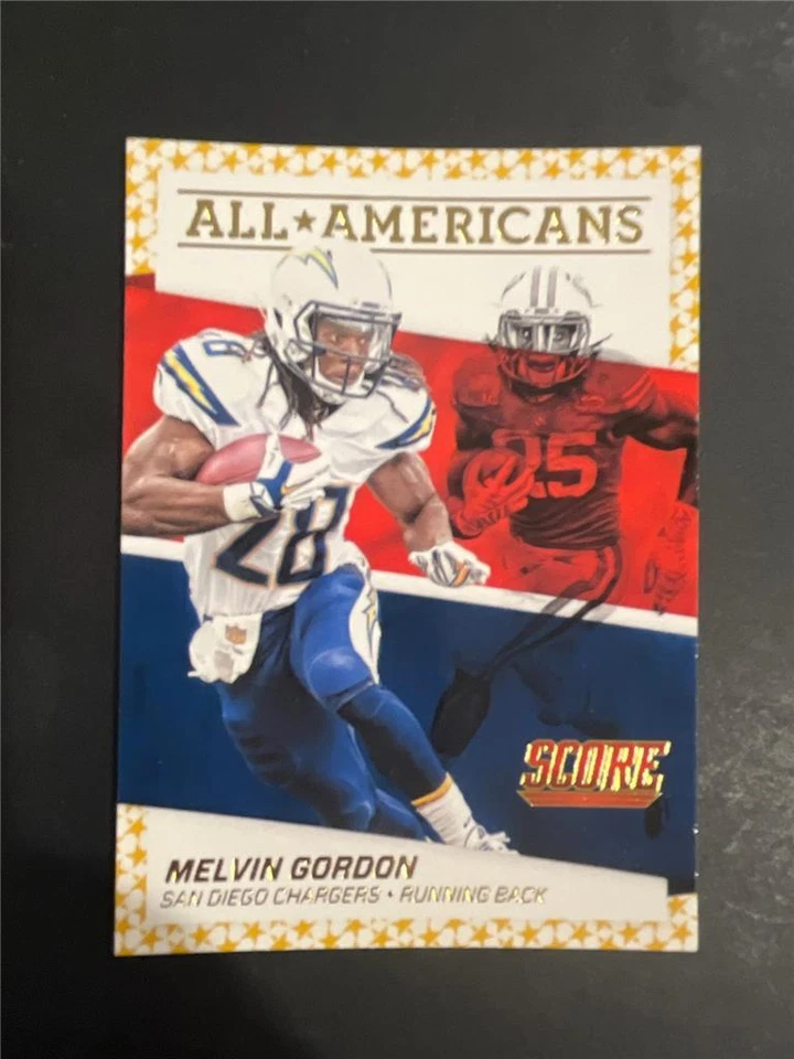 2016 Panini Score All-Americans Insert Gold #2 Melvin Gordon Chargers - Image 1 of 1
