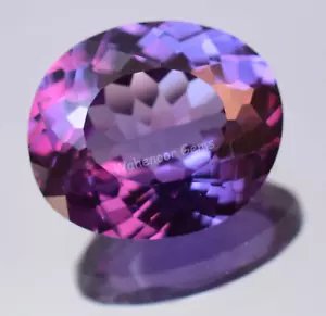 Piedra preciosa suelta ovalada de alejandrita cambio de color natural impecable de 19,00 quilates - Imagen 1 de 5
